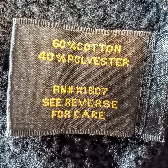 Rocawear Tri-Color Metallic Zip Cotton Fleece Cardigan - Picture 7 of 9